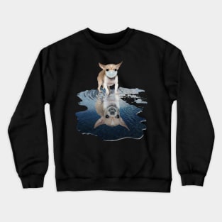 Chihuahua Dogs Lover - Chihuahua Face Mask Funny - Chihuahua T-Shirt Crewneck Sweatshirt